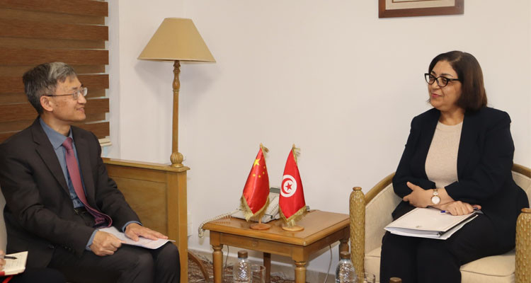 فحوى لقاء وزيرة التجارة بسفير الصين بتونس