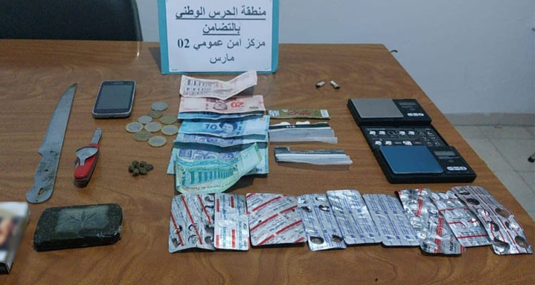 حي التضامن: الكشف عن عملية سرقة وحجز صفيحة من مخدر القنب الهندي