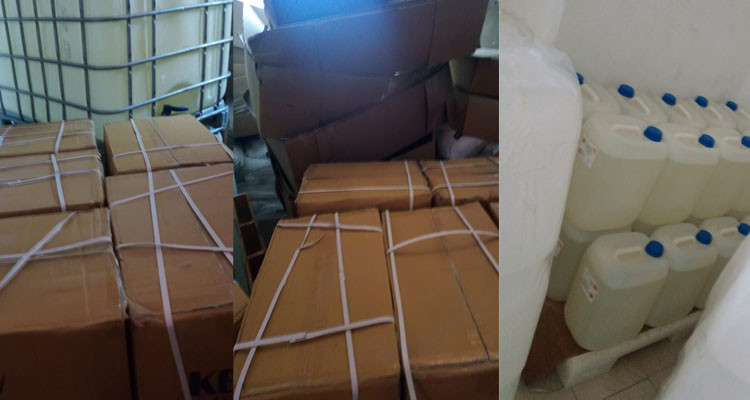 الشرقية: الكشف عن  محل عشوائي لصنع المواد الطبية