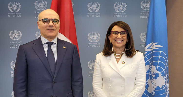 وزير الخارجية يلتقي الأمينة العامة لمؤتمر الأمم المتحدة للتجارة والتنمية