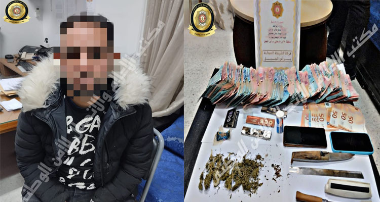 رأس الجبل: حجز مخدّر الخشخاش وأكثر من 20 ألف دينار من العملة التونسية و 600 أورو