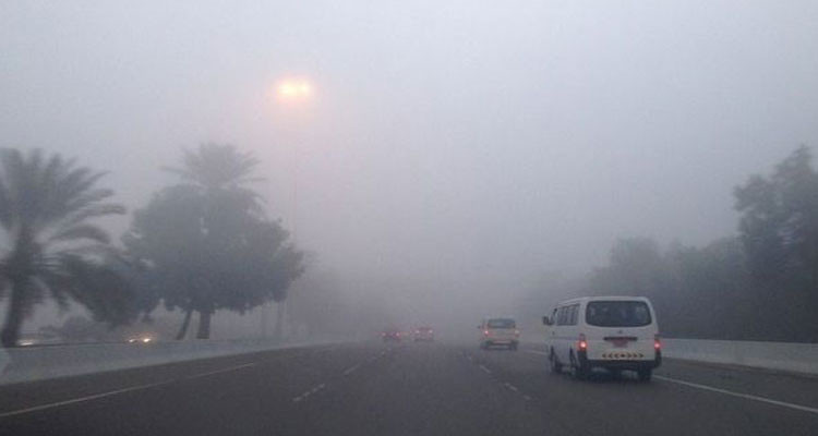 ‏‏ضباب محليا كثيف وسحب عابرة بأغلب الجهات