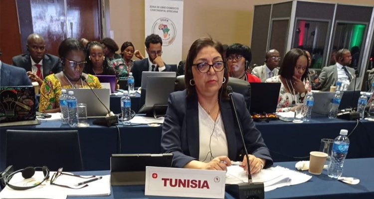 وزيرة التجارة تشارك في الاجتماع 13  لمجلس وزراء التجارة في المنطقة القارية الإفريقية