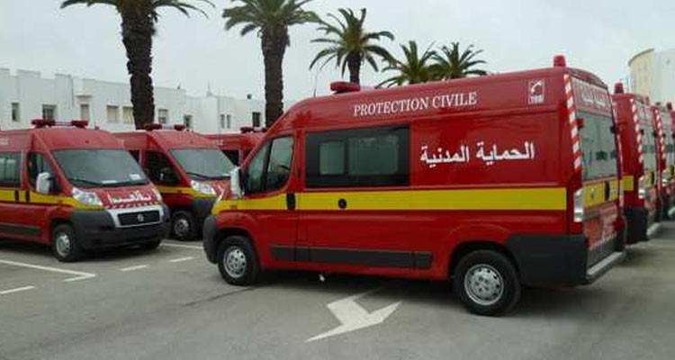 الحماية المدنية: تسجيل 10 وفيات و 442 إصابة في حوادث مختلفة
