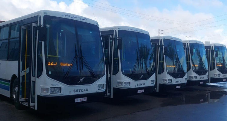 مدنين: الشركة الجهوية للنقل  تتسلم 5 حافلات جديدة