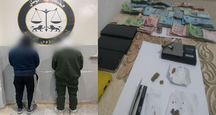 بن عروس: القبض على شخصين وحجز لديهما صفيحة وقطع مختلفة الأحجام من ''الزطلة''