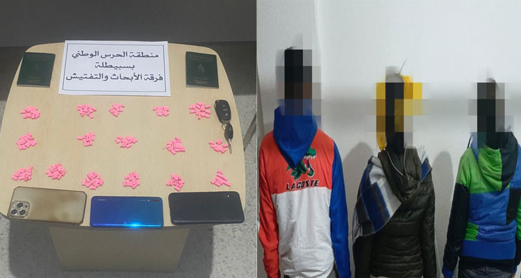 القصرين: حجز كمية من الأقراص المخدرة والإحتفاظ بــ03 أنفار