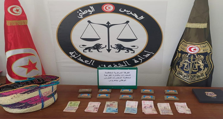 بن عروس: حجز 10 صفائح من مخدر القنب الهندي