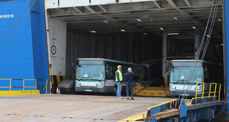 شركة نقل تونس تتسلم دفعة ثانية من 47 حافلة