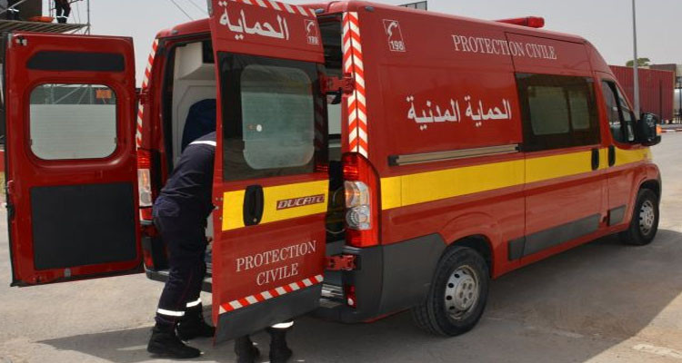 الحماية المدنية: تسجيل 10 وفيات و 376 إصابة في حوادث مختلفة