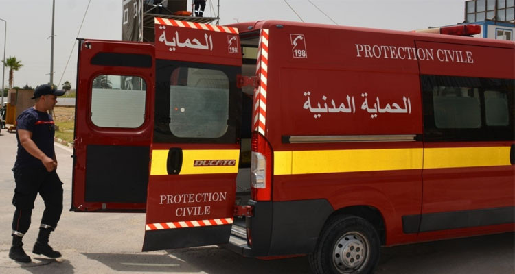 الحماية المدنية: تسجيل 9 وفيات و315 إصابة في حوادث مختلفة
