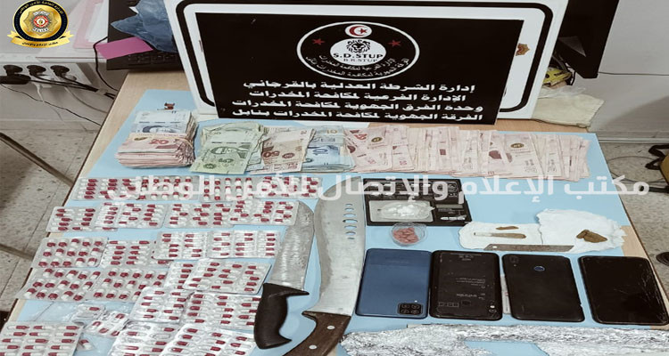 نابل: القبض على عناصر إجرامية خطيرة مفتش عنها ومندمجة في مجال ترويج المخدرات