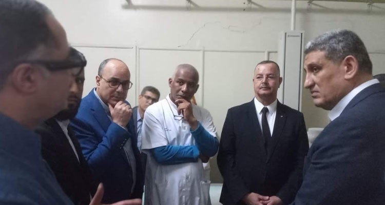 وزير الصحة يعاين ظروف سير العمل بالمستشفى الجهوي بباجة