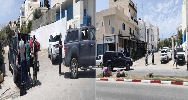 قنابل فوق أحد أسطح منزل بمدينة الحمامات؟