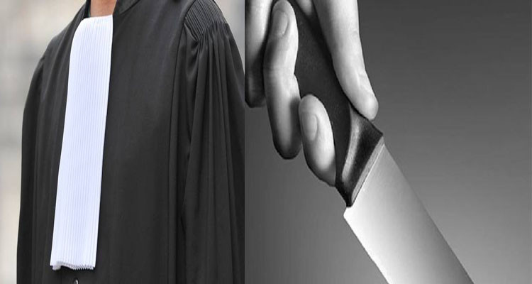 تعرض محام إلى محاولة قتل طعنا بالسكين أمام محكمة الناحية بفوسانة