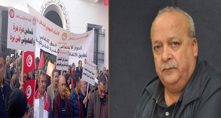 سامي الطاهري: العمال متحدون اليوم والشعب التونسي لا يقبل الاستبداد ولا الدكتاتورية