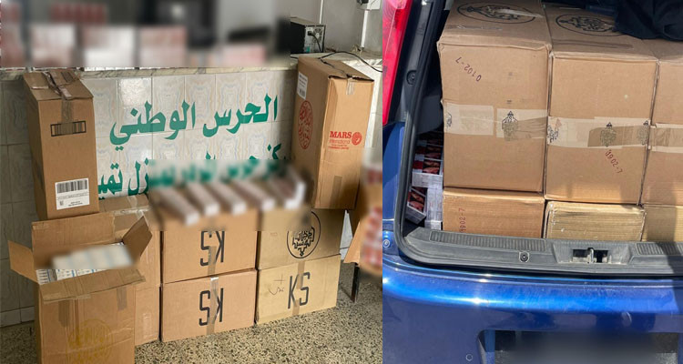 منزل تميم: حجز كمية من علب السجائر التونسية بغاية الإحتكار والمضاربة