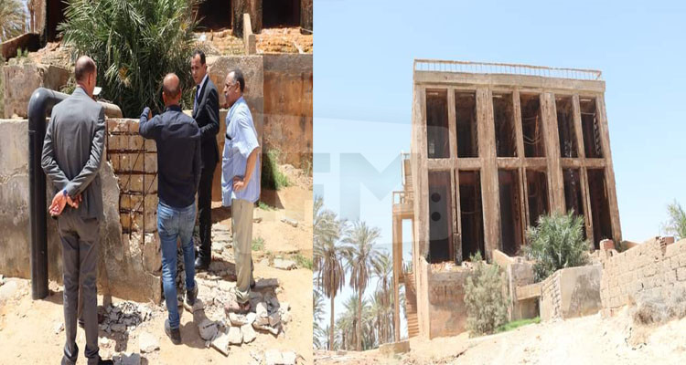 والي قبلي يعطي تعليماته للتدخل العاجل لصيانة المنشآت وأحواض تجميع  وتوزيع المياه