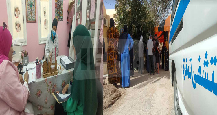 قافلة  طبية متعددة الاختصاصات في المستشفى المحلي بتمغزة