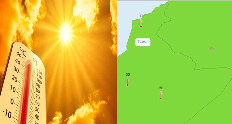 توزر: من المتوقع تسجيل رقم قياسي في درجات الحرارة بالجنوب الغربي
