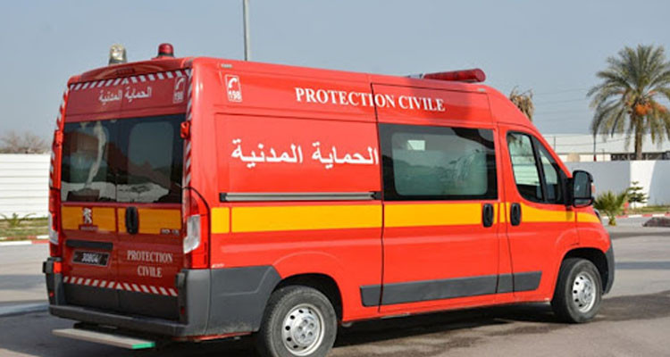 الحماية المدنية:  تسجيل 354 إصابة في حوادث مختلفة