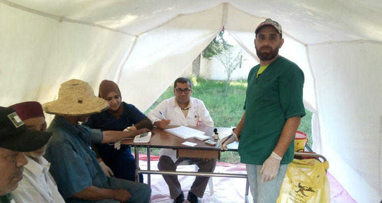 زغوان: قافلة صحيّة متعدّدة الاختصاصات تتعهّد بحوالي 150 مسنّا بمنطقة بني دراج