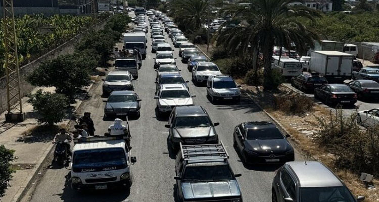 نزوح مئات اللبنانيين إلى سوريا بعد الغارات الإ/س/رائ/ي/ل/ي/ة