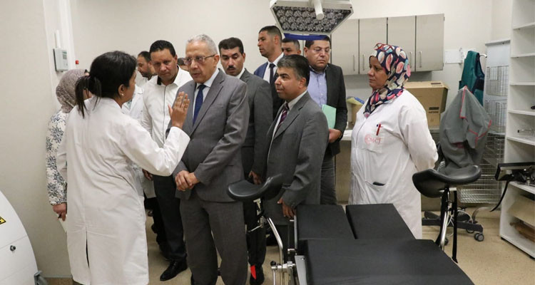 وزير الصحة يتفقد سير العمل بعدد من المؤسسات الصحية بولاية جندوبة