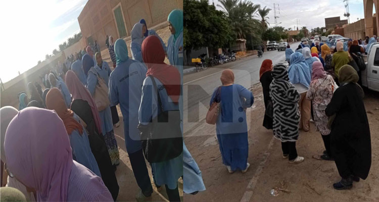 توزر: إضراب عاملات معمل الحرشاني