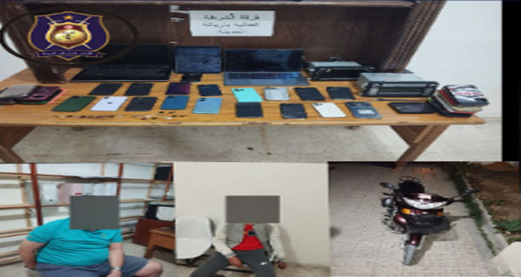 أريانة: القبض على شخص قام بعملية سرقة هاتف جوال باستعمال النطر