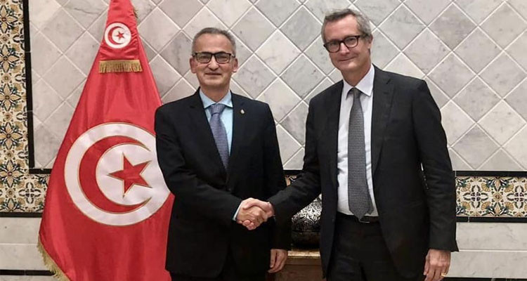 فحوى لقاء  كاتب الدولة لدى وزير الخارجية بسفير إيطاليا بتونس