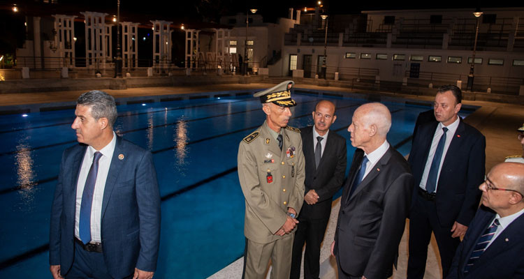 رئيس الجمهورية يعيد فتح المسبح البلدي بالبلفدير