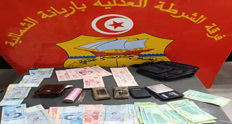 أريانة: القبض على مروّج مخدّرات محل 04 مناشير تفتيش وحجز صفيحتين من الزطلة