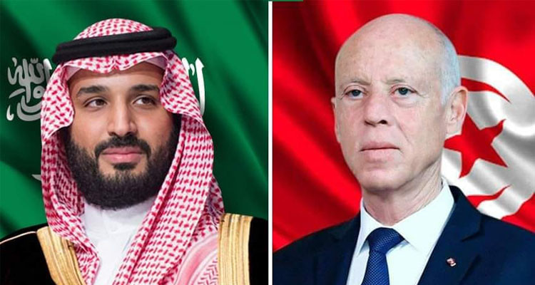 رئيس الجمهورية يتلقى مكالمة هاتفية من ولي العهد السعودي