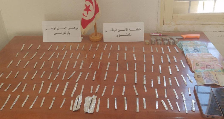 المتلوي: حجز 139 قطعة من مخدّر القنب الهندي بمنزل مروّجي مخدّرات