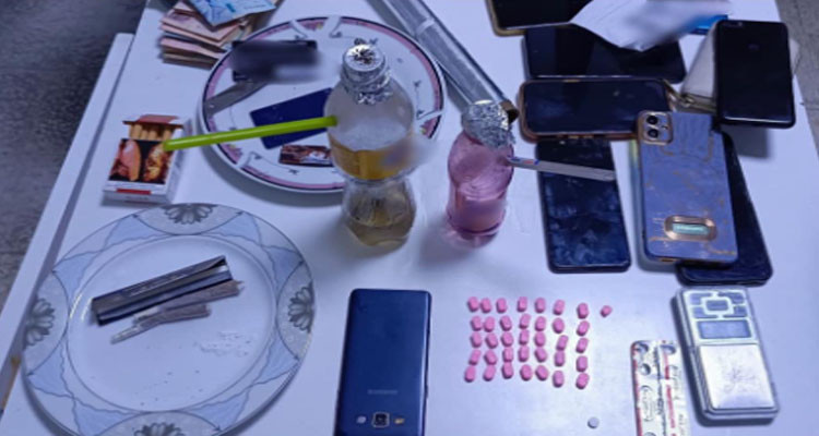 المنستير: الإحتفاظ بـ 8 أشخاص من أجل جرائم المخدّرات وحجز كمية من المواد المخدّرة