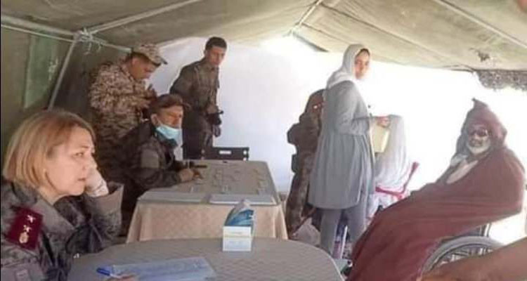 قافلة طبية عسكرية لفائدة متساكني معتمديتي رمادة وذهيبة
