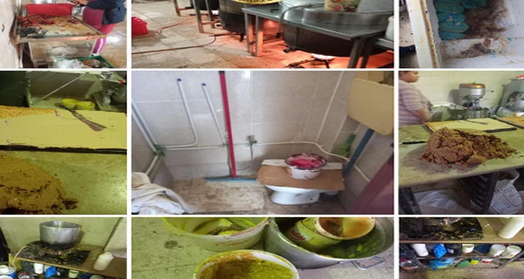 جبل جلود-سيدي حسين: حجز وإتلاف أكثر من 1.5 طن من المرطبات غير صالحة للإستهلاك