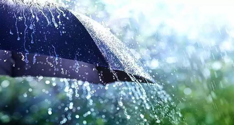 An expected decrease in temperatures and scattered rains in these regions