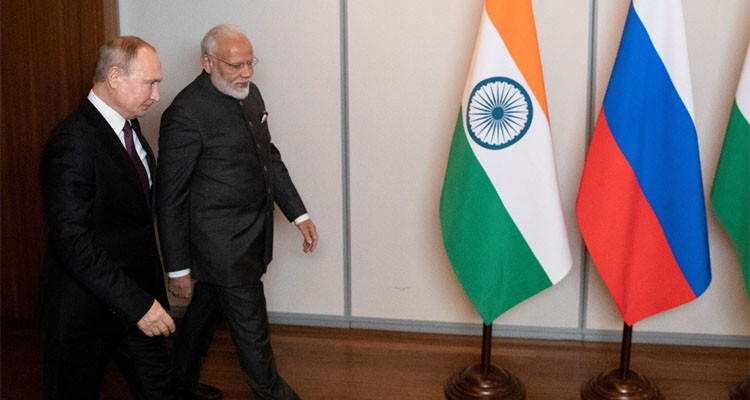 A phone conversation between Modi and Putin