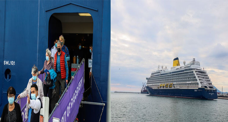 The first cruise ship docks in Tunisia After 3 years of absence
