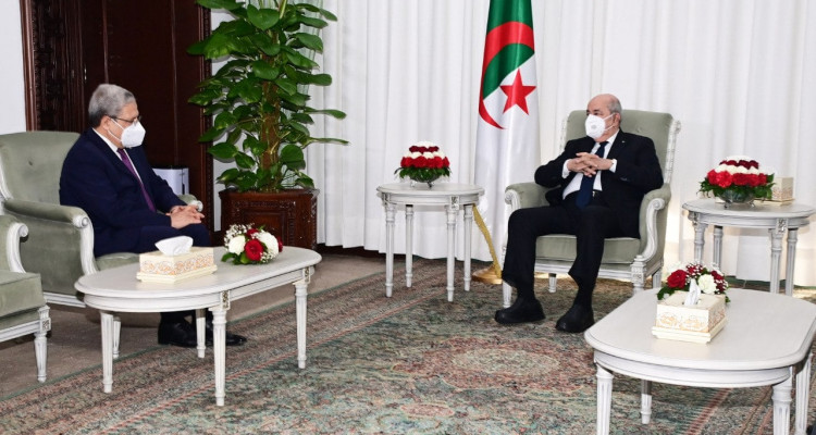 The Algerian President receives Othman Jerandi