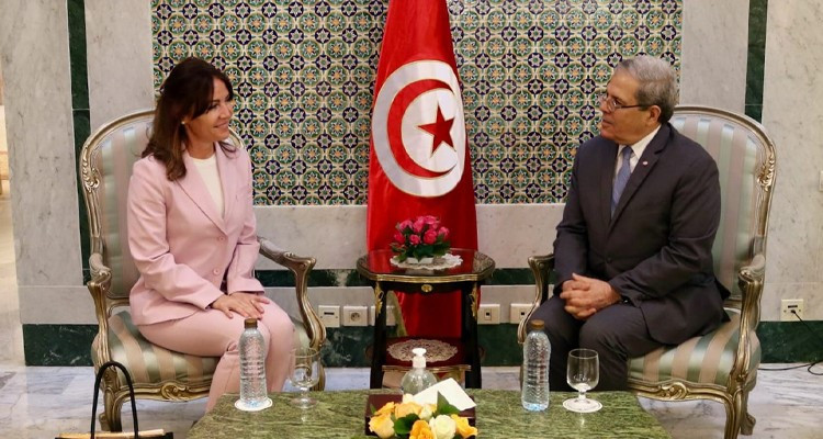 Jerandi meets the Head of the Council of Europe Office in Tunis