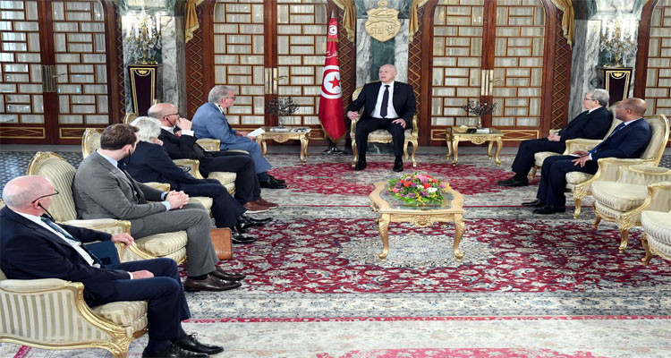 The Tunisian President meets European Parliamentarians