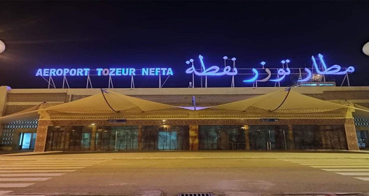 The runway of the International Airport of Tozeur-Nefta is reopened