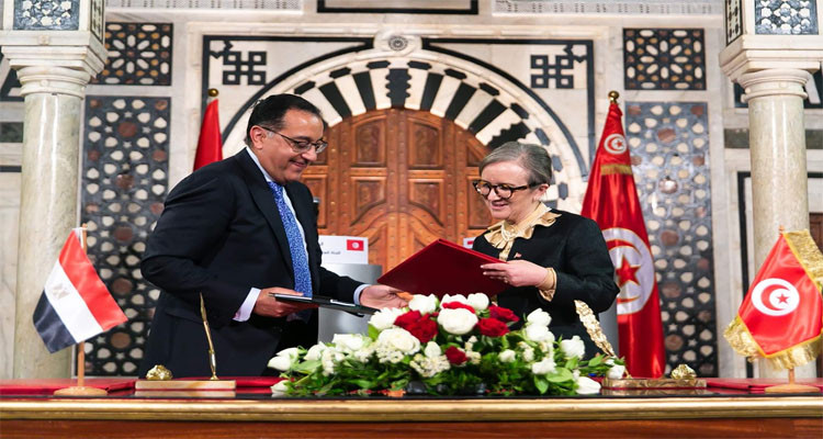 Tunisia, Egypt: signing on 1 Agreement and 10 Memoranda of Understanding