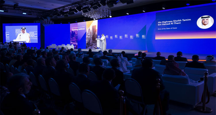 Doha: The opening of “the Qatar Economic Forum 2022”