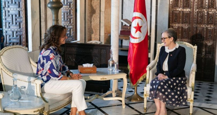 Bouden receives the Director of the ILO office for the Maghreb countries