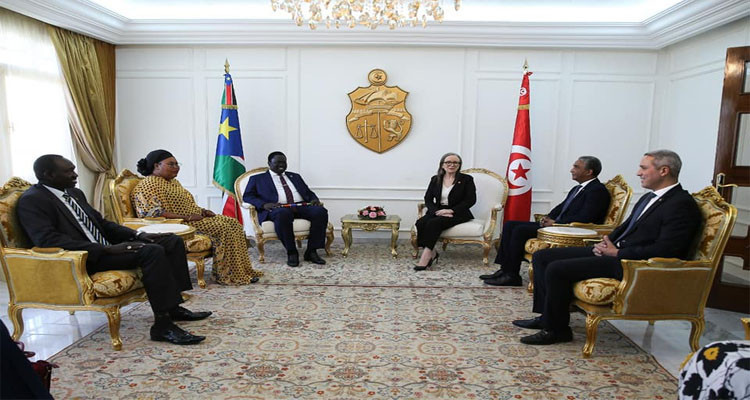 The Head of Government received the Vice President of the Republic of South Sudan