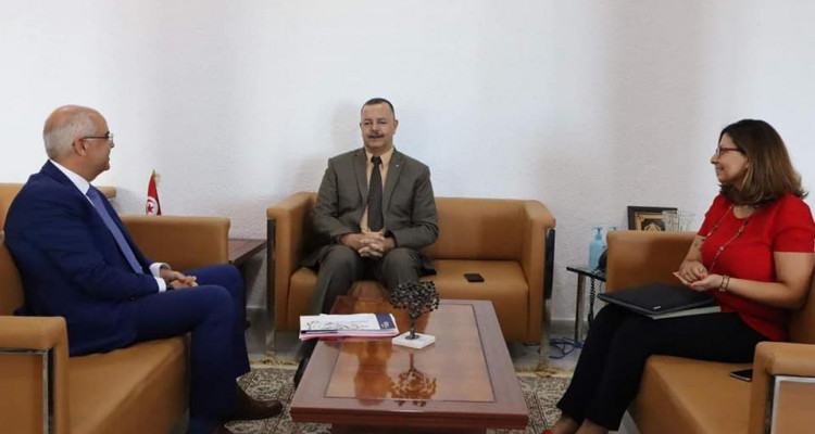 The Tunisian Minister of Health received the WHO representative